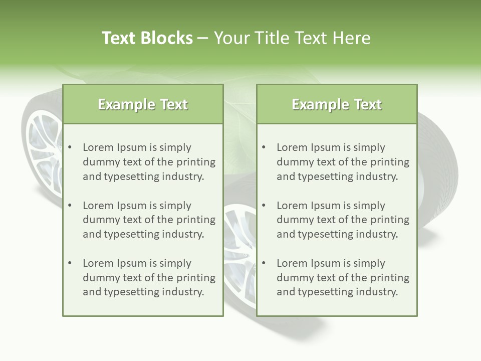 Environment Efficiency Plant PowerPoint Template