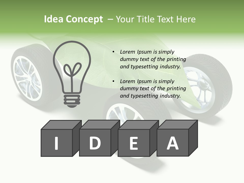 Environment Efficiency Plant PowerPoint Template