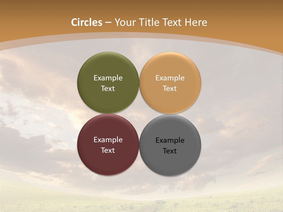 Dramatic Weather Horizon PowerPoint Template