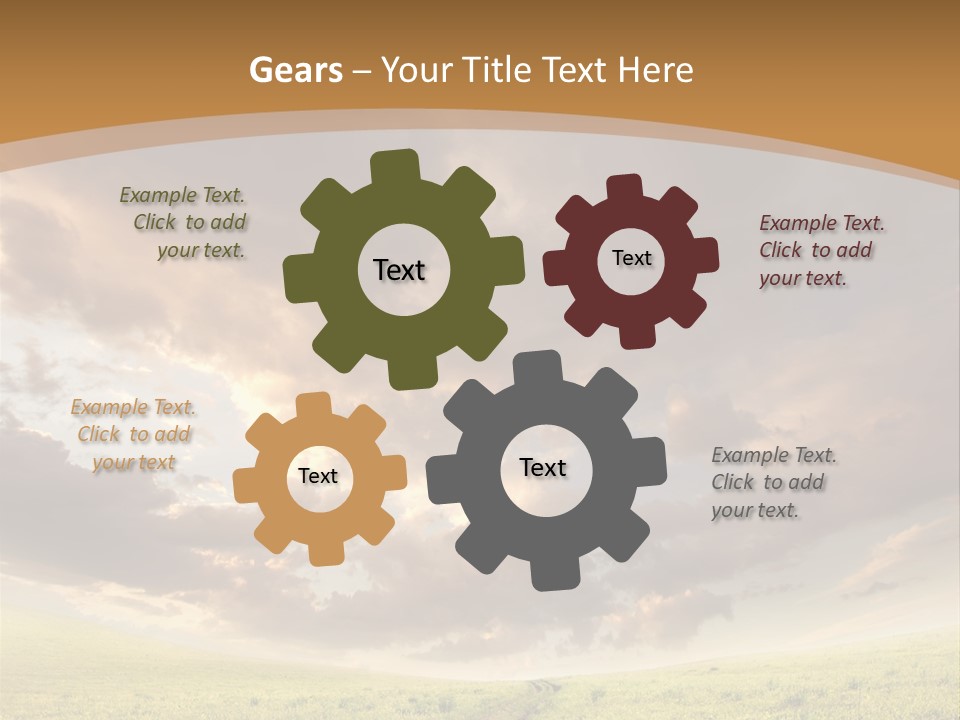 Dramatic Weather Horizon PowerPoint Template