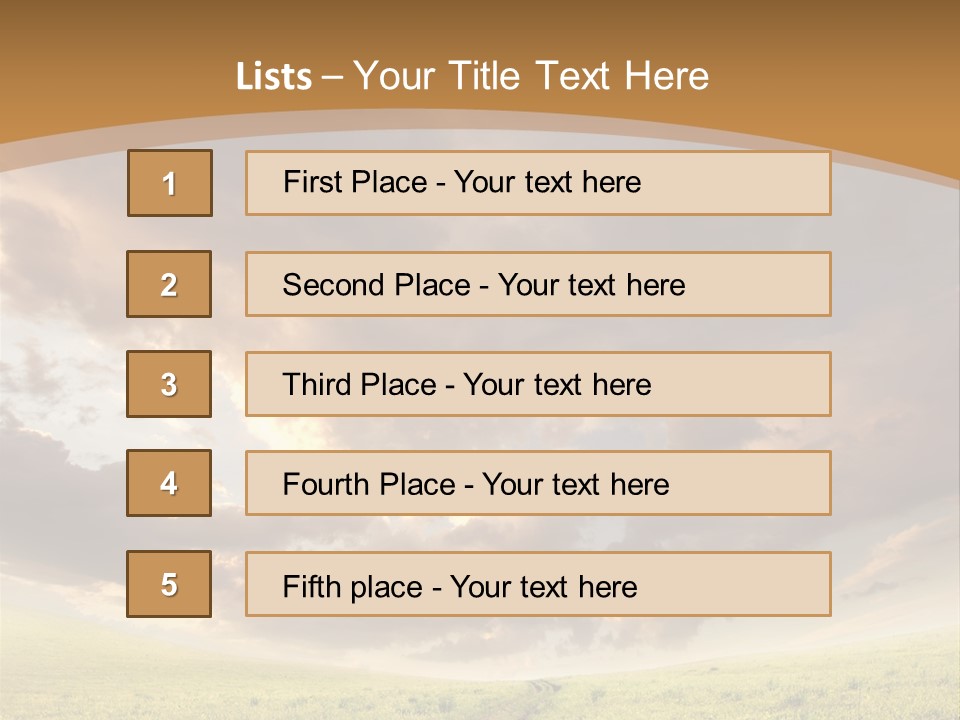 Dramatic Weather Horizon PowerPoint Template
