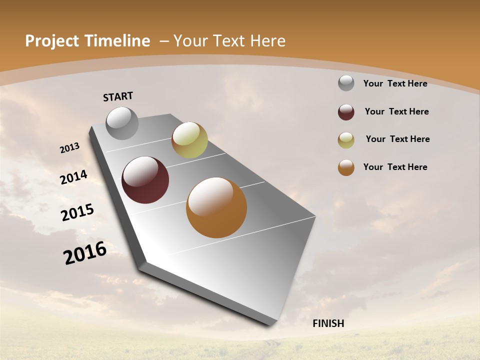Dramatic Weather Horizon PowerPoint Template