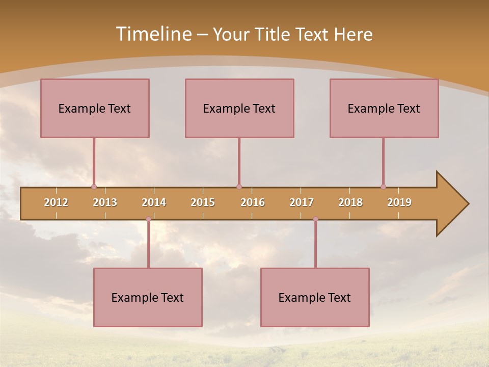 Dramatic Weather Horizon PowerPoint Template