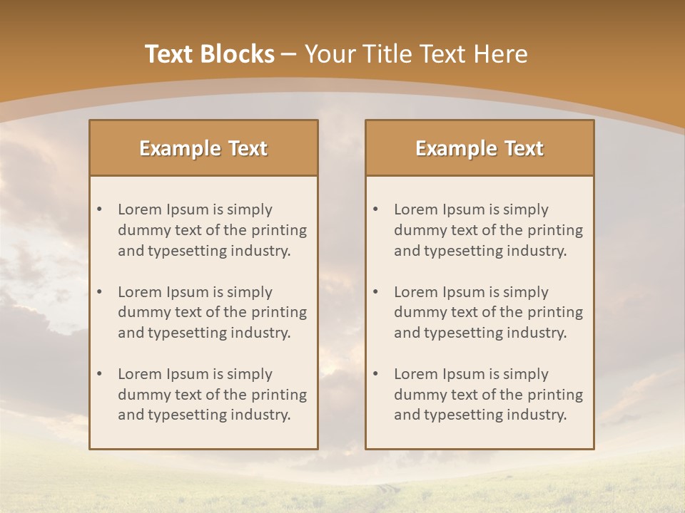 Dramatic Weather Horizon PowerPoint Template