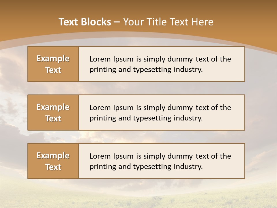 Dramatic Weather Horizon PowerPoint Template