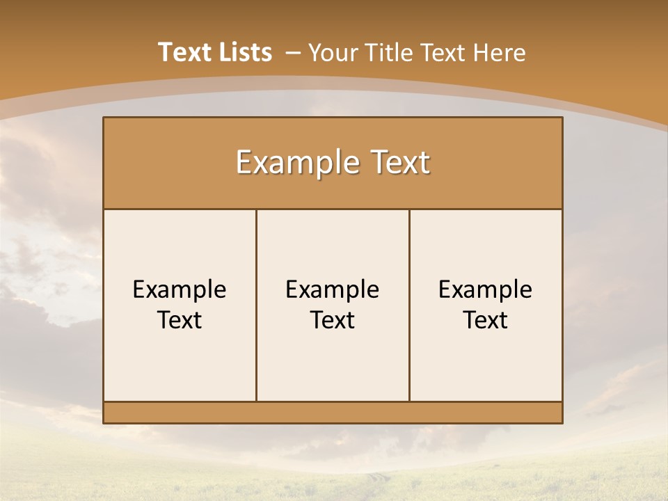 Dramatic Weather Horizon PowerPoint Template
