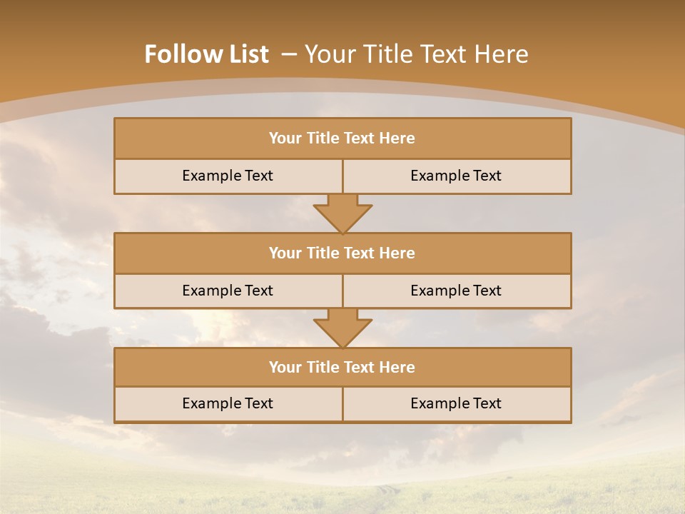 Dramatic Weather Horizon PowerPoint Template