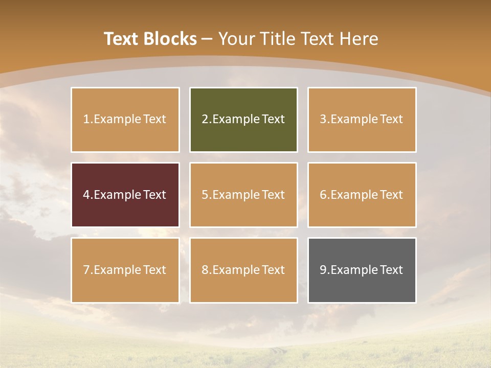 Dramatic Weather Horizon PowerPoint Template