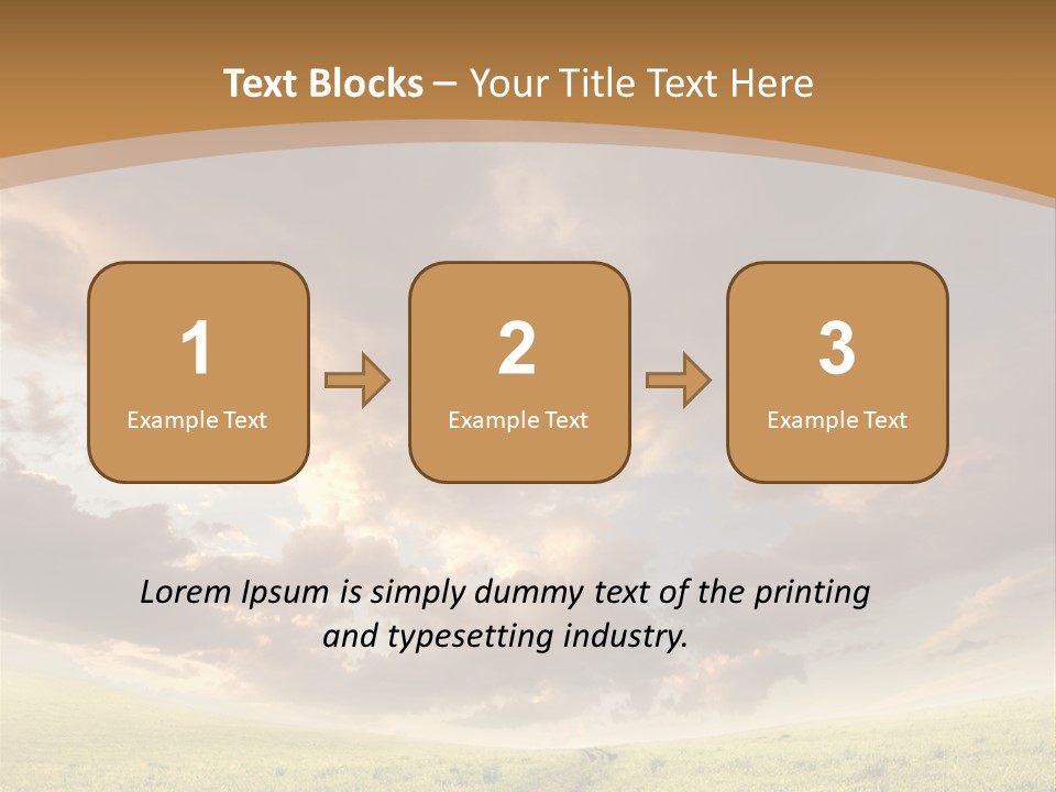 Dramatic Weather Horizon PowerPoint Template