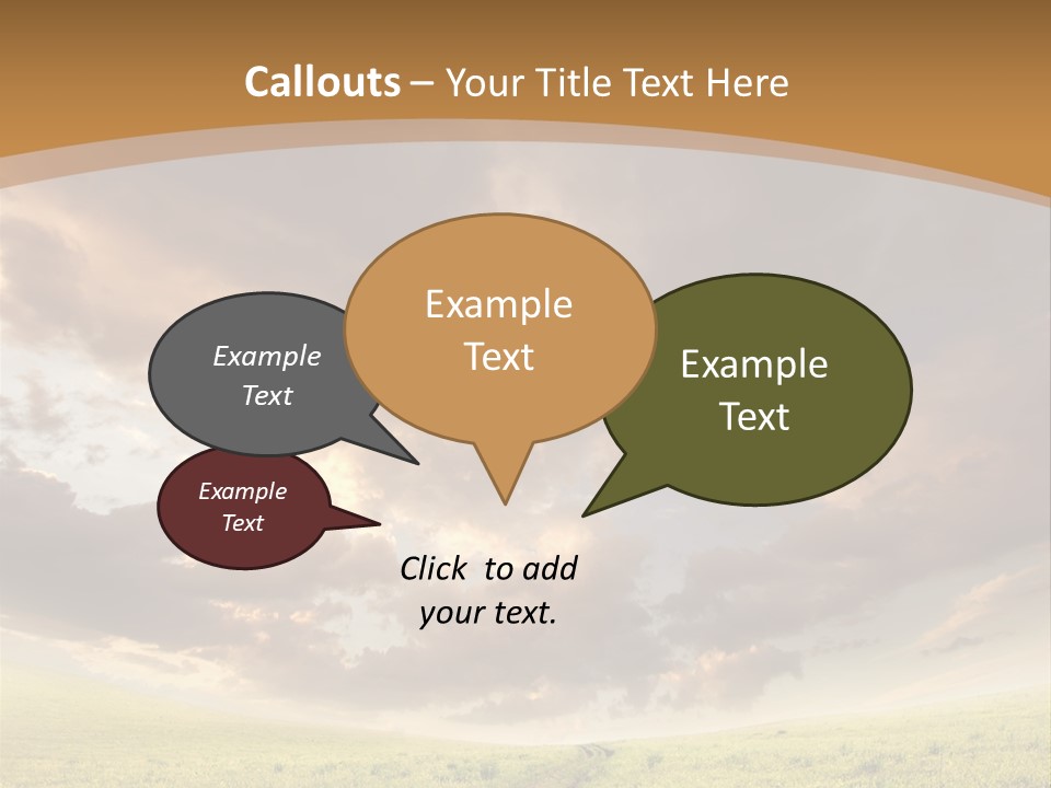 Dramatic Weather Horizon PowerPoint Template