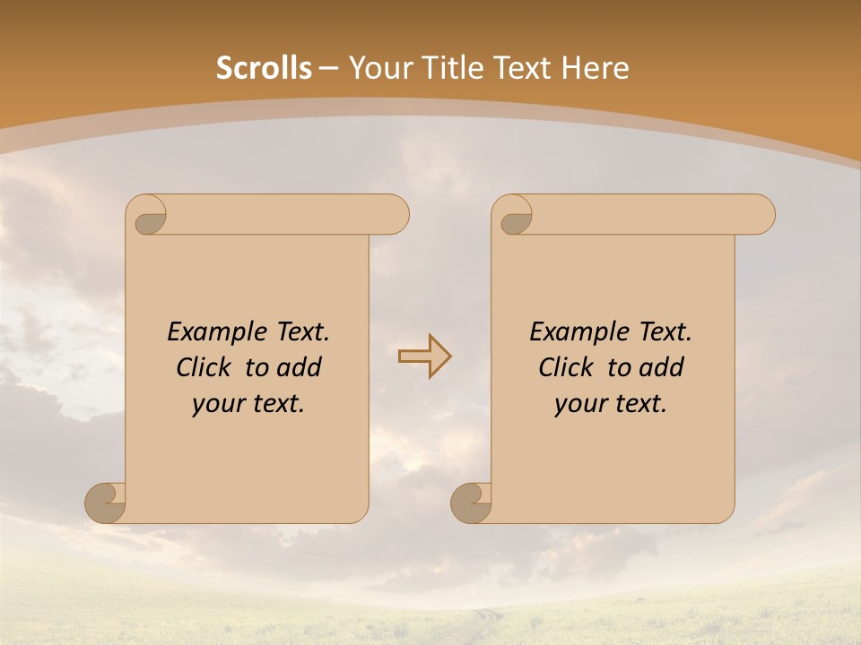 Dramatic Weather Horizon PowerPoint Template