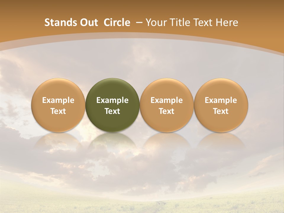 Dramatic Weather Horizon PowerPoint Template