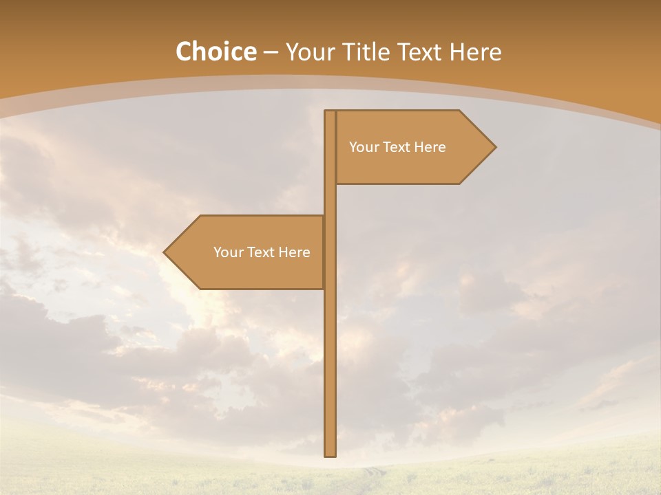 Dramatic Weather Horizon PowerPoint Template