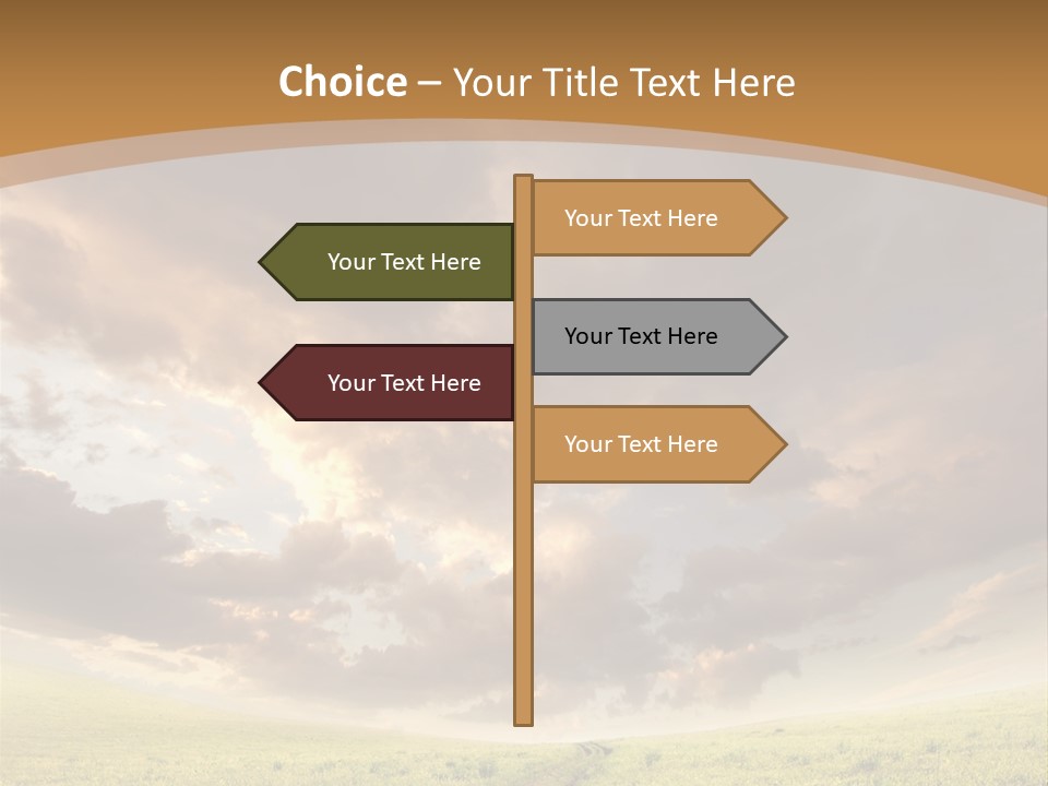 Dramatic Weather Horizon PowerPoint Template