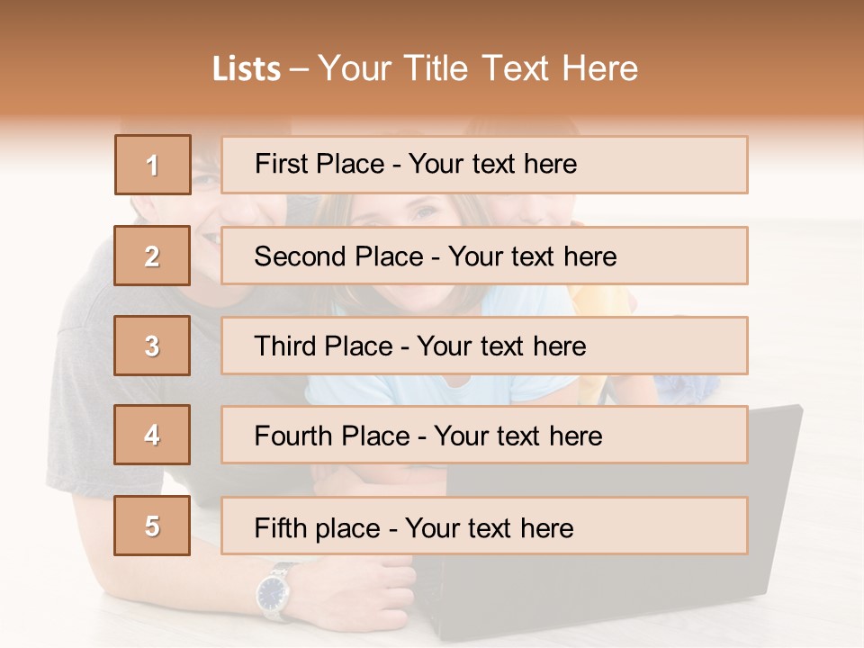 Cheerful Using Relax PowerPoint Template