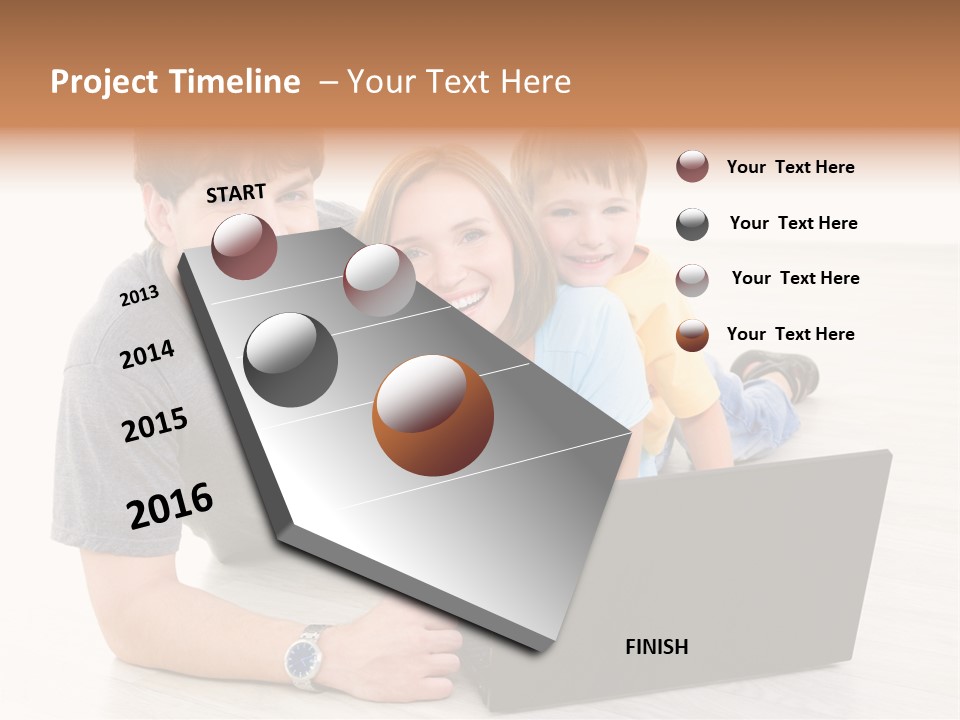 Cheerful Using Relax PowerPoint Template