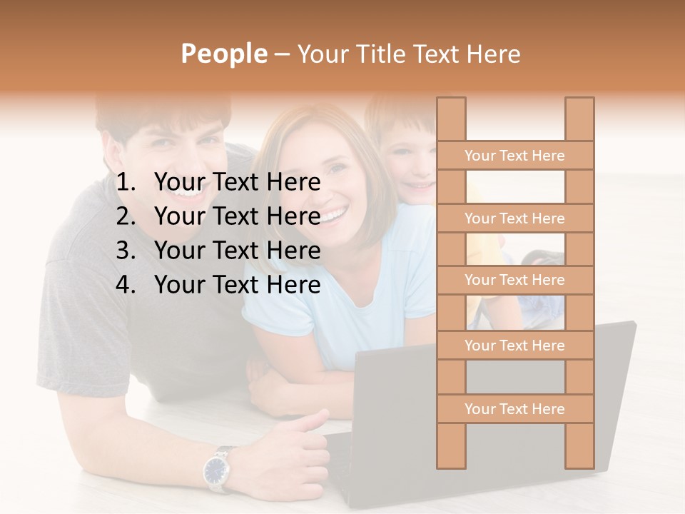Cheerful Using Relax PowerPoint Template