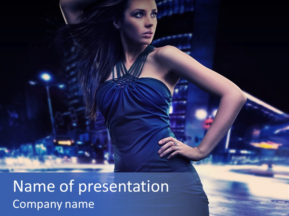 Urban Hairstyle Passion PowerPoint Template