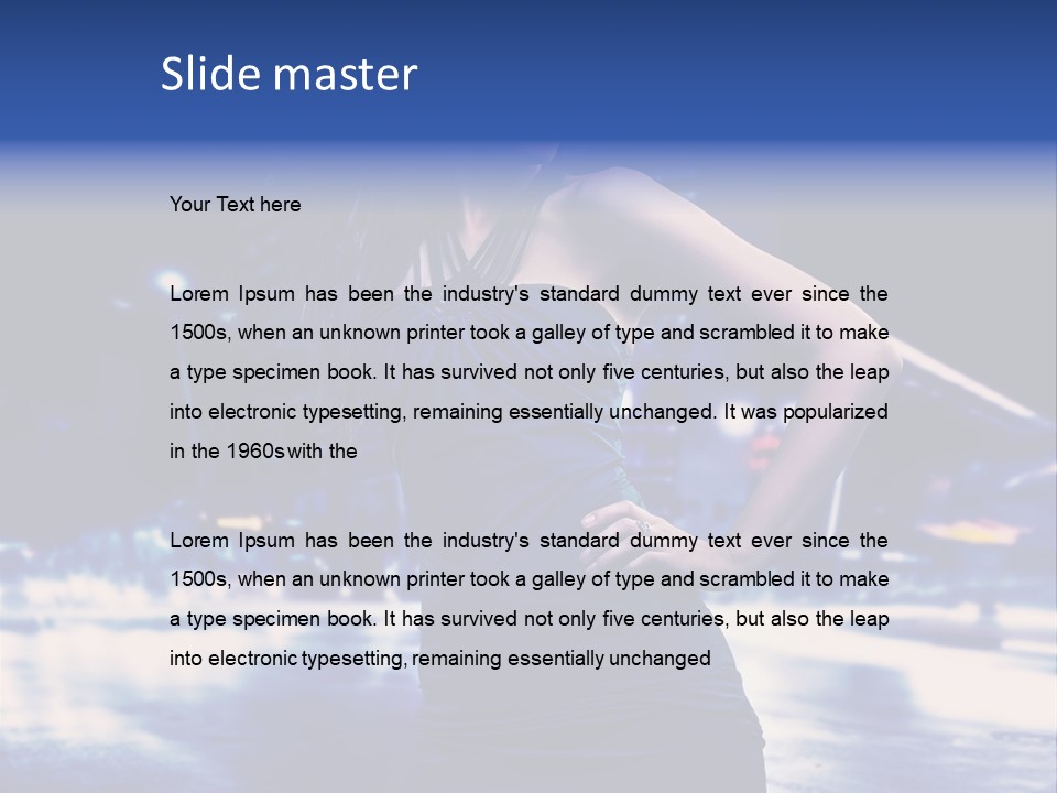 Urban Hairstyle Passion PowerPoint Template