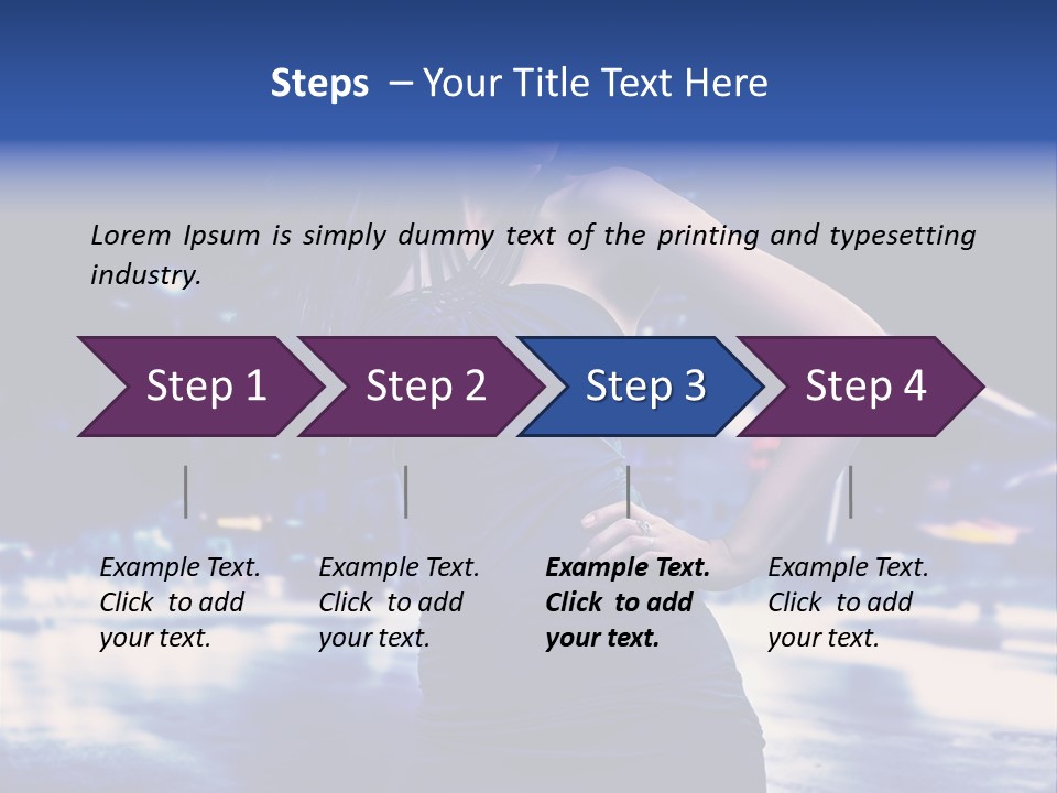 Urban Hairstyle Passion PowerPoint Template