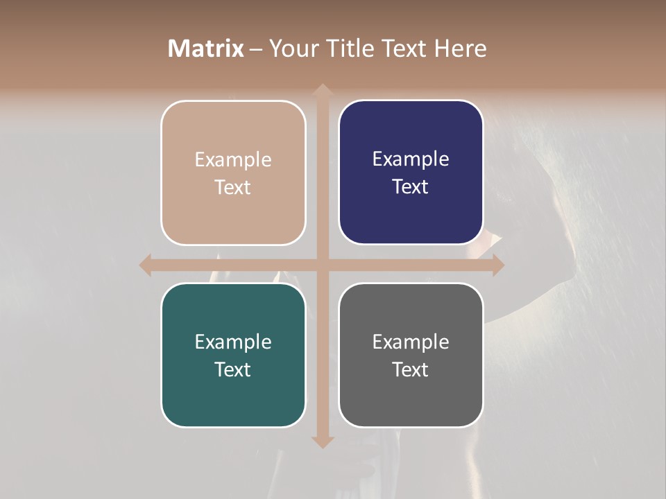 Gorgeous Beauty Man PowerPoint Template