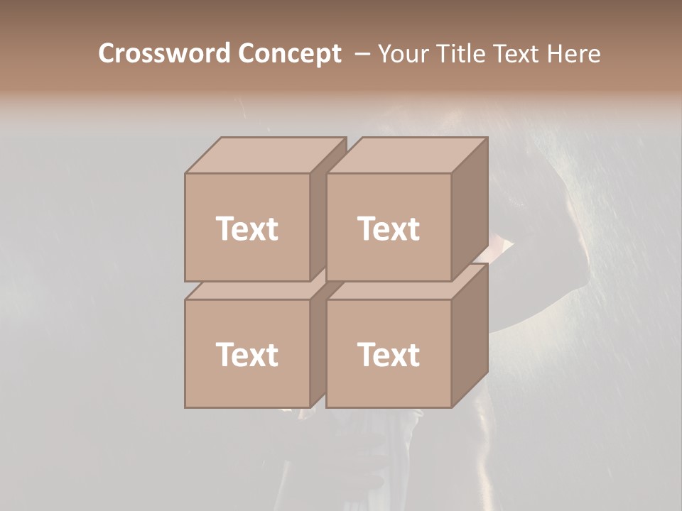 Gorgeous Beauty Man PowerPoint Template
