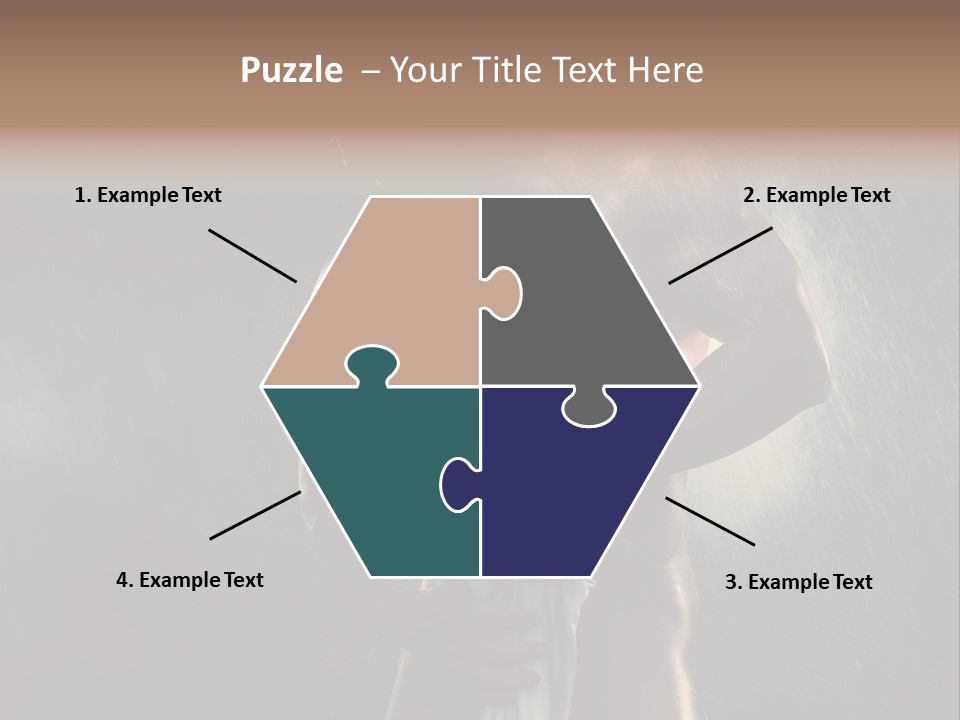 Gorgeous Beauty Man PowerPoint Template