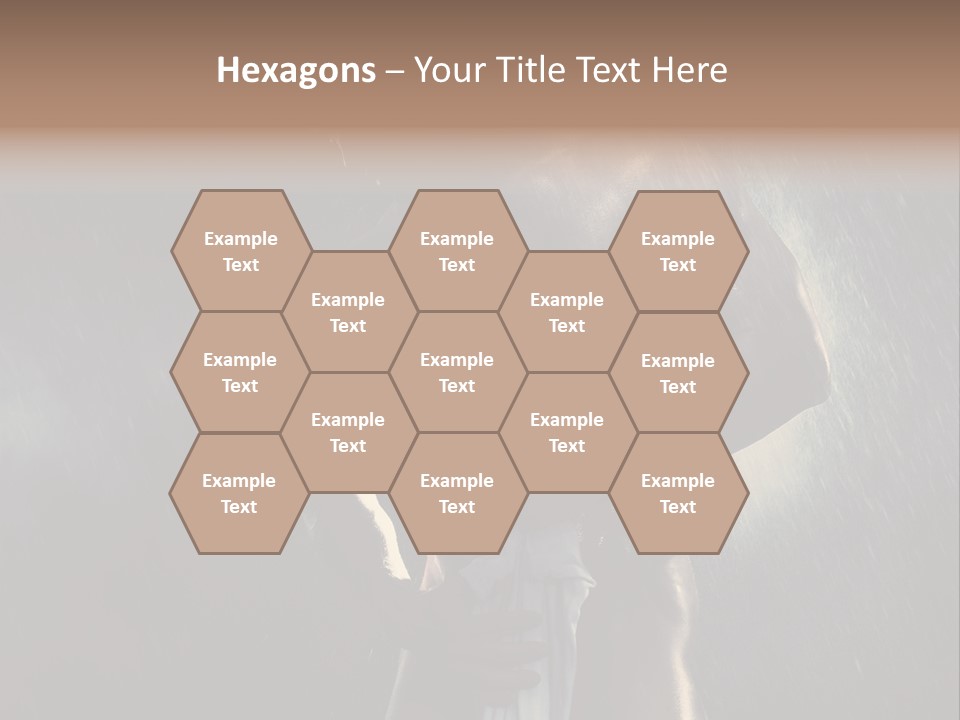 Gorgeous Beauty Man PowerPoint Template