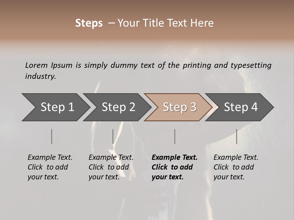 Gorgeous Beauty Man PowerPoint Template