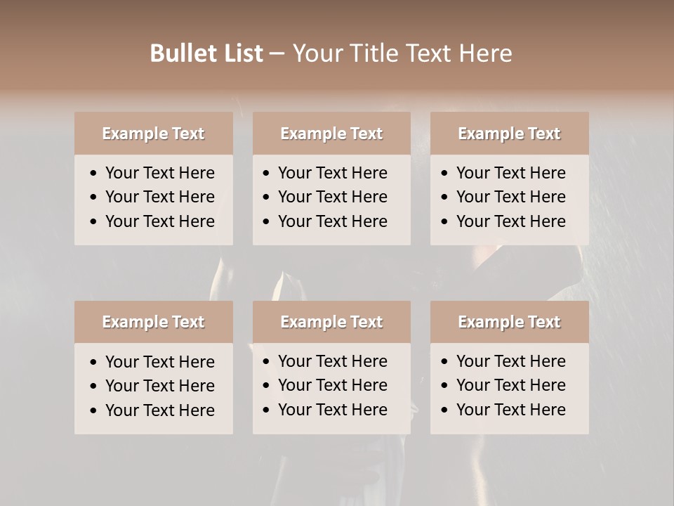 Gorgeous Beauty Man PowerPoint Template