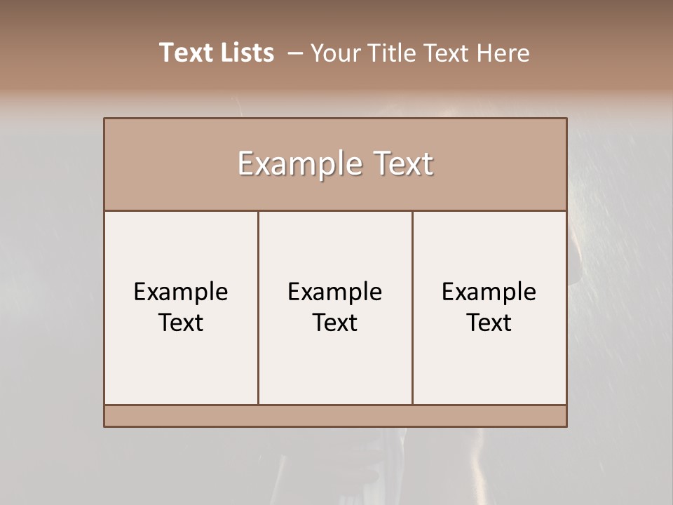 Gorgeous Beauty Man PowerPoint Template