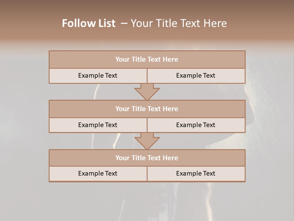 Gorgeous Beauty Man PowerPoint Template