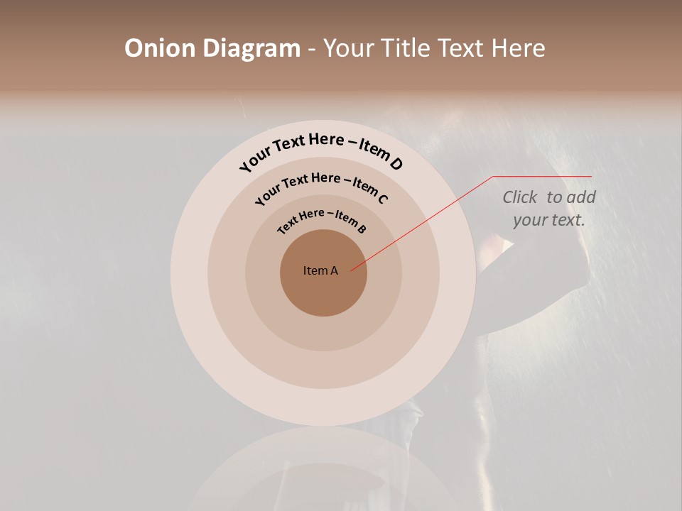 Gorgeous Beauty Man PowerPoint Template