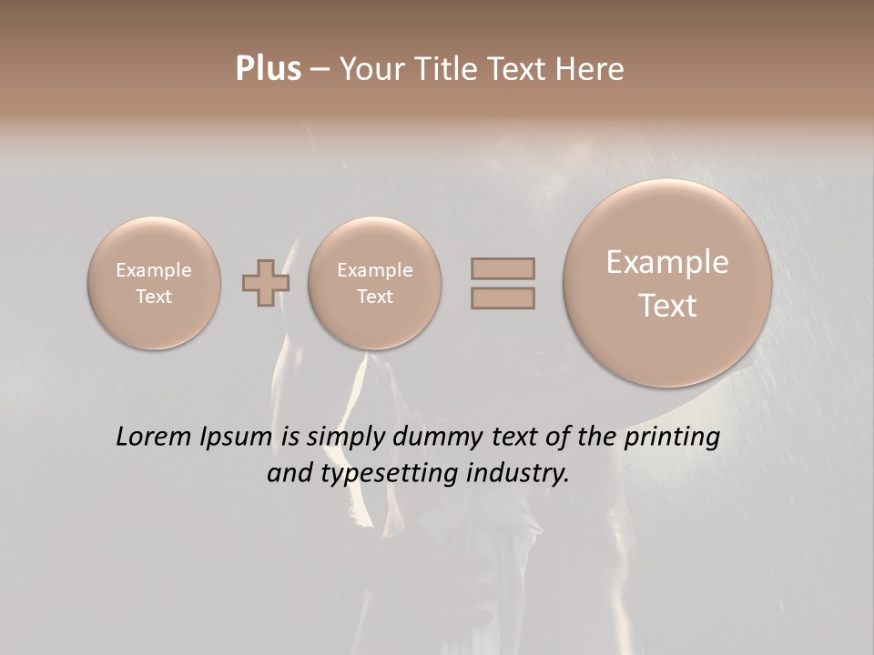 Gorgeous Beauty Man PowerPoint Template