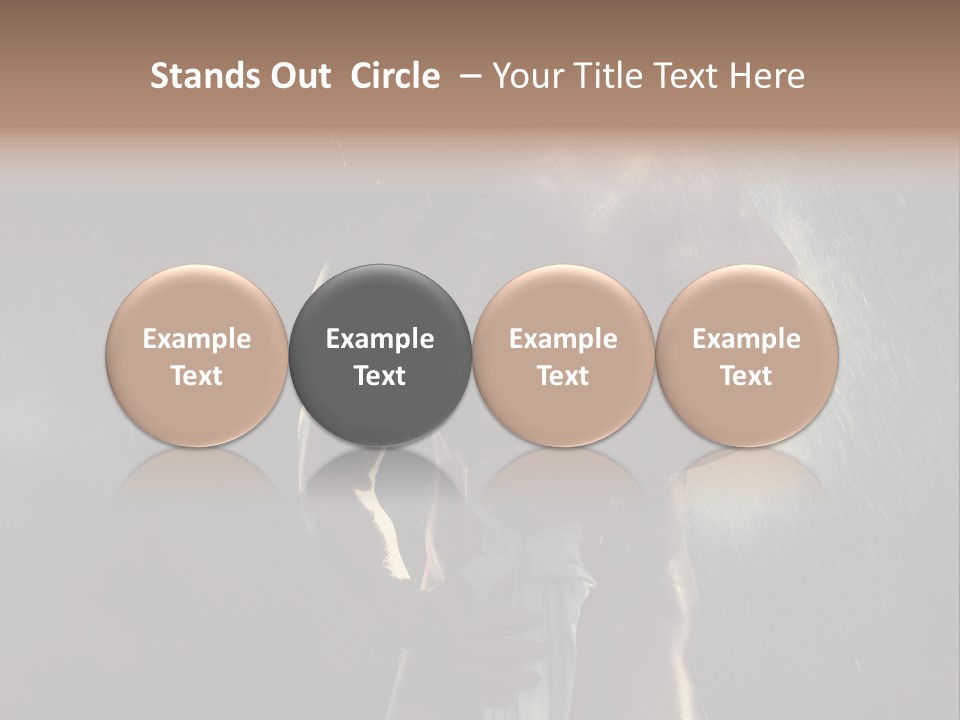 Gorgeous Beauty Man PowerPoint Template