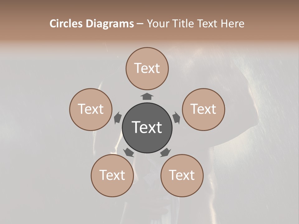 Gorgeous Beauty Man PowerPoint Template
