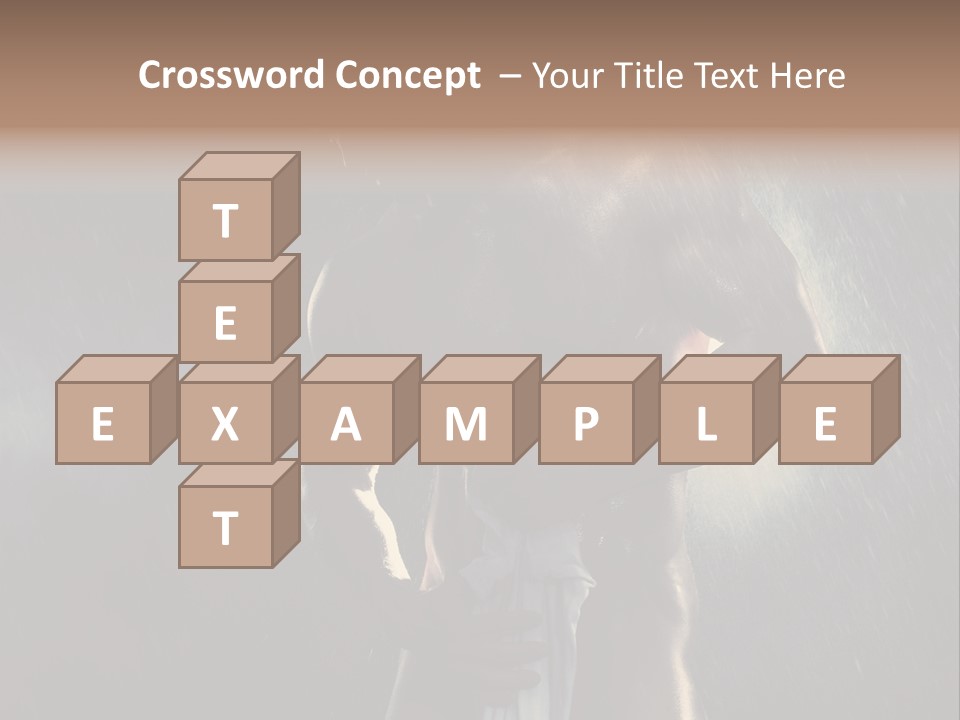 Gorgeous Beauty Man PowerPoint Template