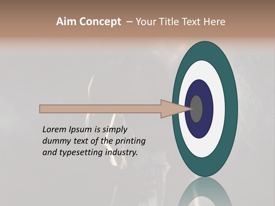 Gorgeous Beauty Man PowerPoint Template