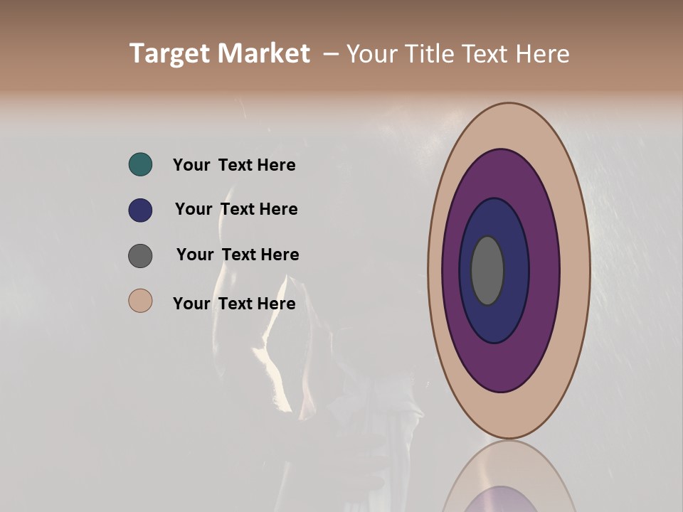 Gorgeous Beauty Man PowerPoint Template