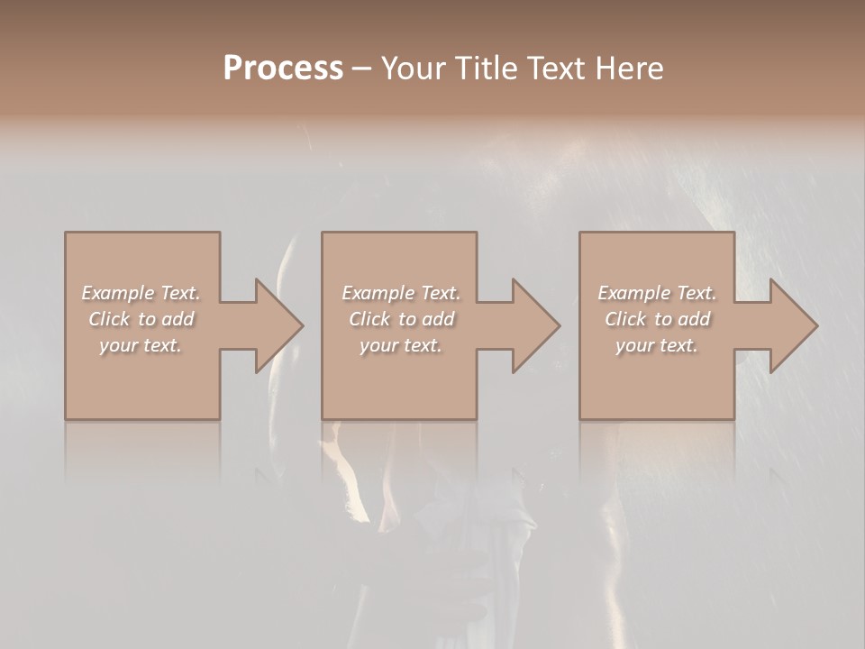 Gorgeous Beauty Man PowerPoint Template