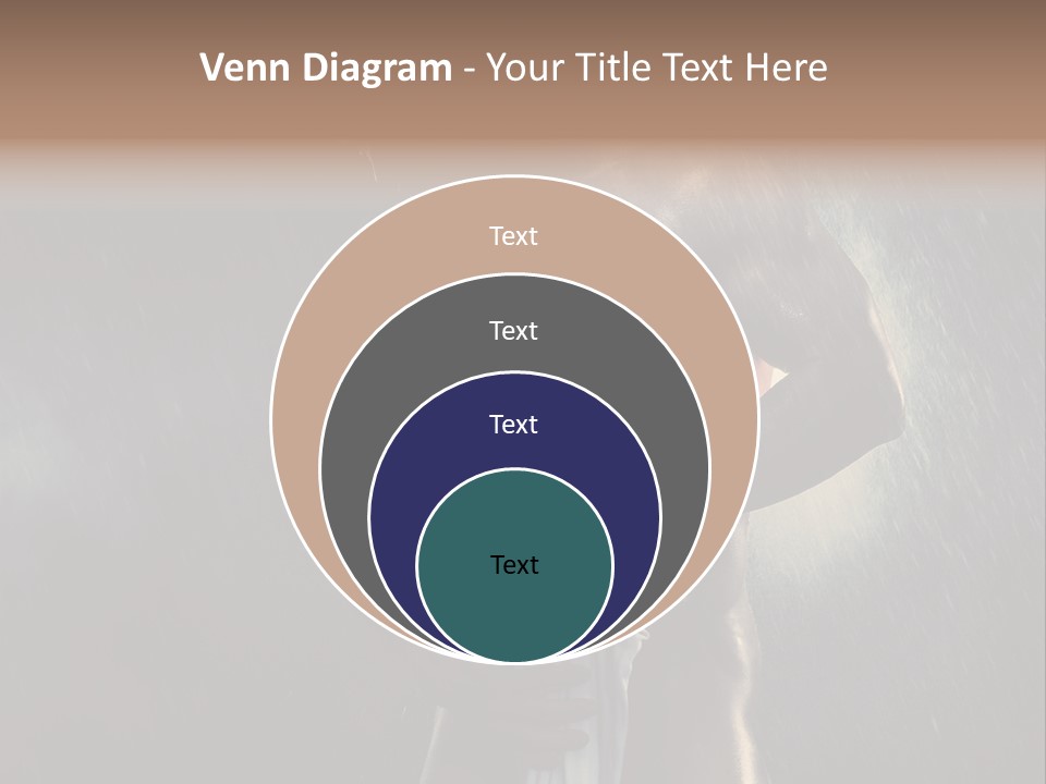 Gorgeous Beauty Man PowerPoint Template