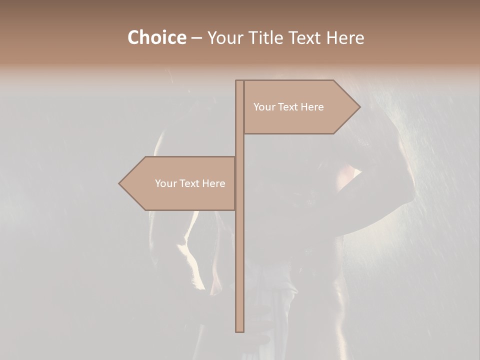 Gorgeous Beauty Man PowerPoint Template