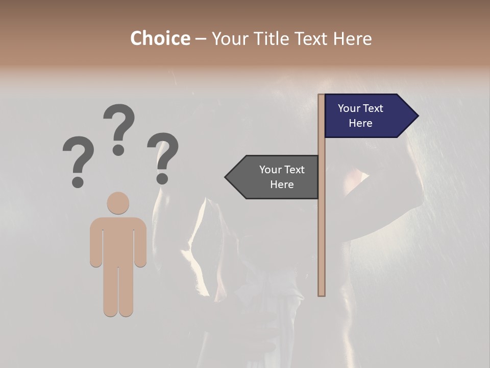 Gorgeous Beauty Man PowerPoint Template