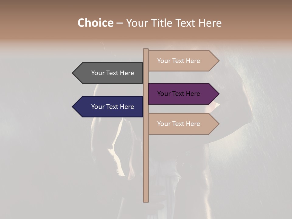 Gorgeous Beauty Man PowerPoint Template