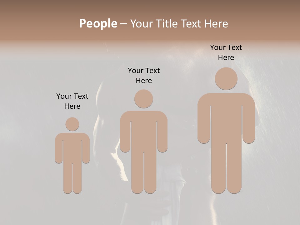 Gorgeous Beauty Man PowerPoint Template