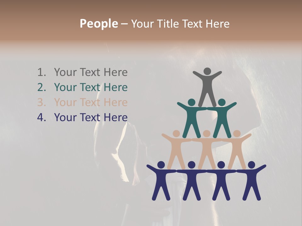 Gorgeous Beauty Man PowerPoint Template