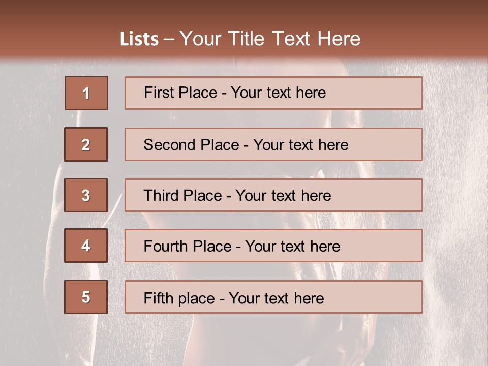 Exercise Serious Fit PowerPoint Template