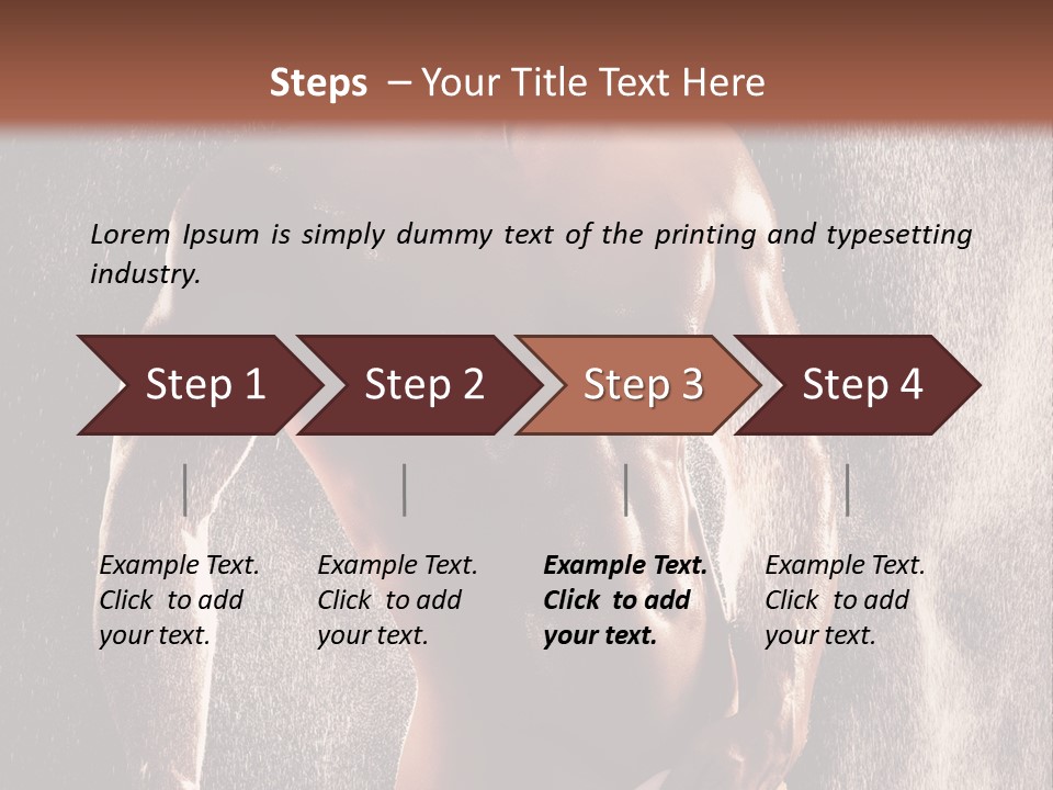 Exercise Serious Fit PowerPoint Template