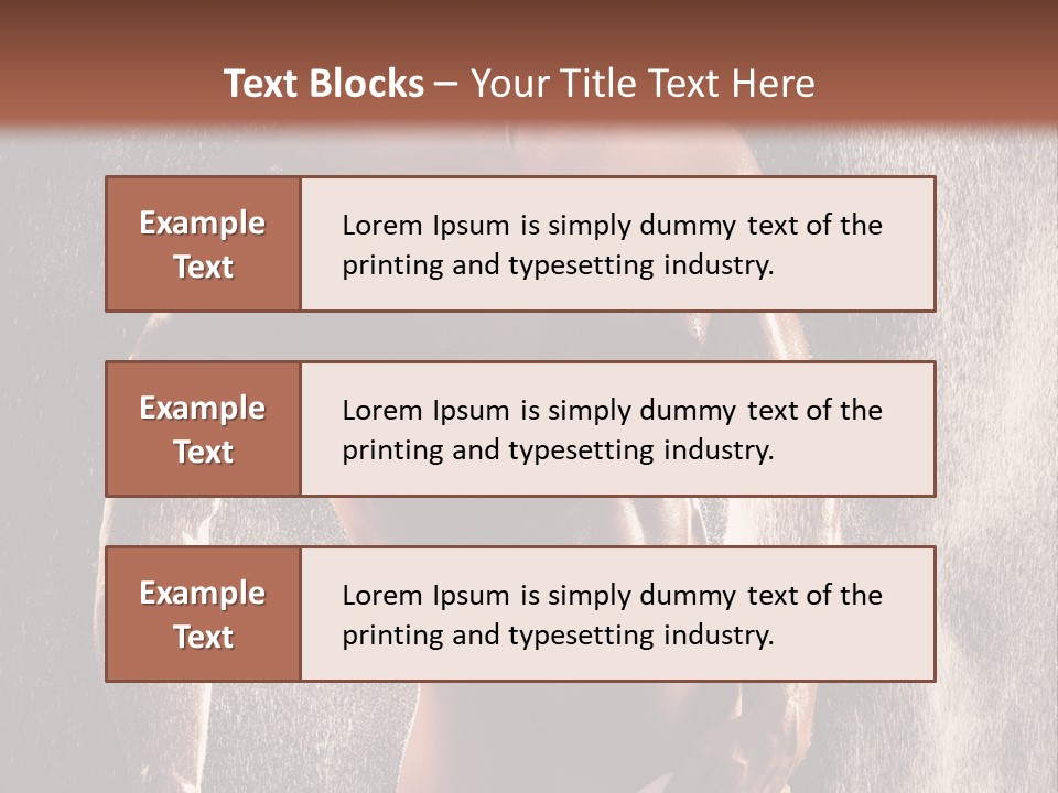 Exercise Serious Fit PowerPoint Template