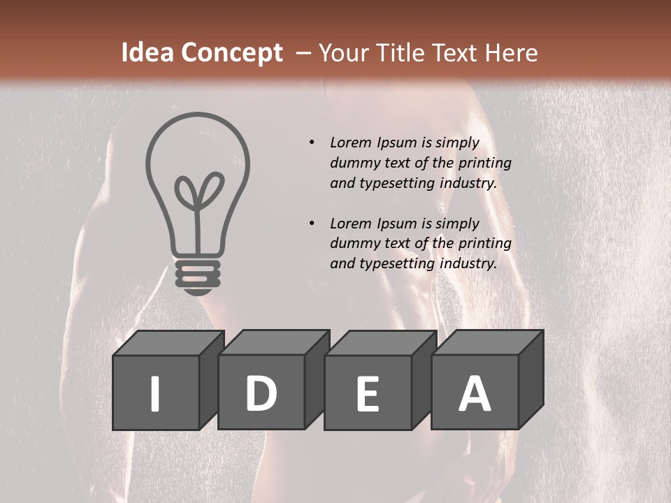 Exercise Serious Fit PowerPoint Template